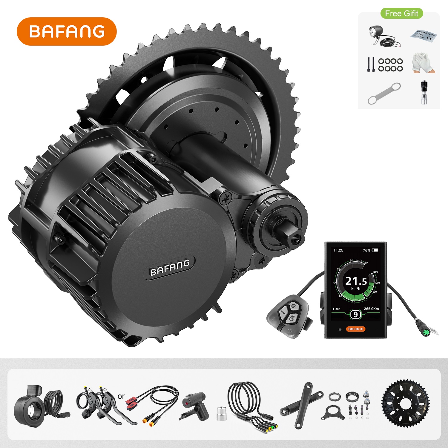 Mid Drive Motor Kit 52V 1000W - Bafang UART 48V/52V 1000W Motore Mid