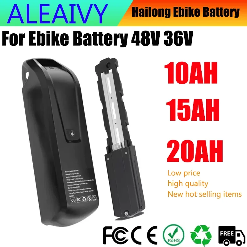 Ebike Battery 48V 20Ah Hailong - Per Hailong EBike Batteria 36V 48V