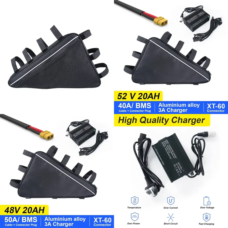 Batteria al Litio per Biciclet - Ebike Battery 52V 20Ah Triangle Pack recensione e prezzo