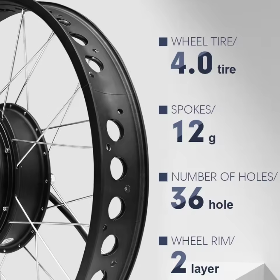 Kit di conversione motore per  - Fat Tire Ebike Conversion Kit 2000W recensione e prezzo