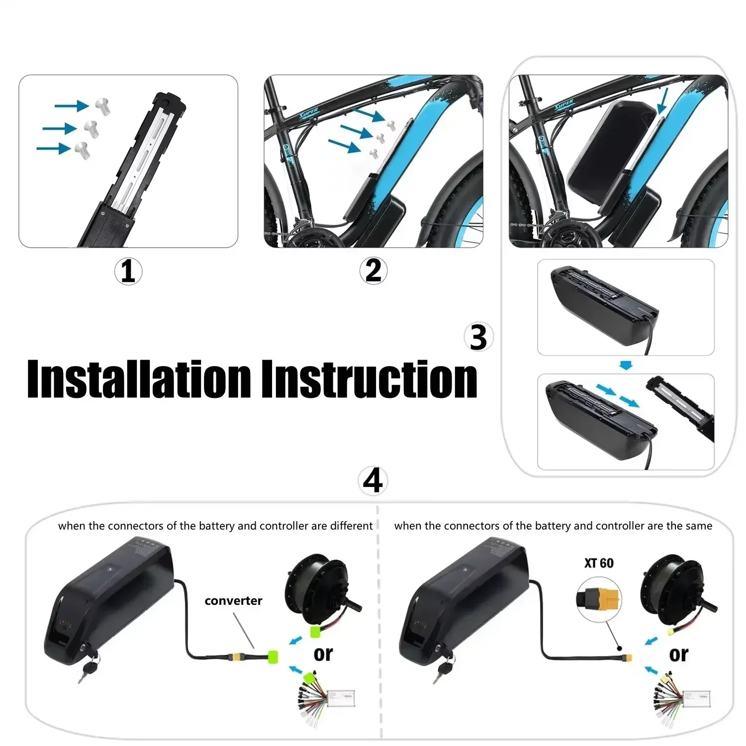 Per Hailong EBike Batteria 36V - Ebike Battery 48V 20Ah Hailong recensione e prezzo